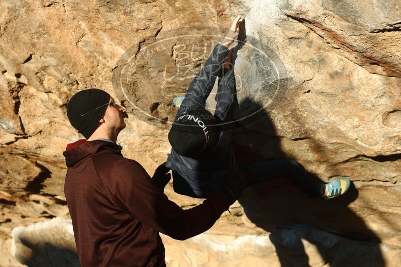 Bouldering in Hueco Tanks on 01/01/2019 with Blue Lizard Climbing and Yoga

Filename: SRM_20190101_1722520.jpg
Aperture: f/4.0
Shutter Speed: 1/400
Body: Canon EOS-1D Mark II
Lens: Canon EF 50mm f/1.8 II