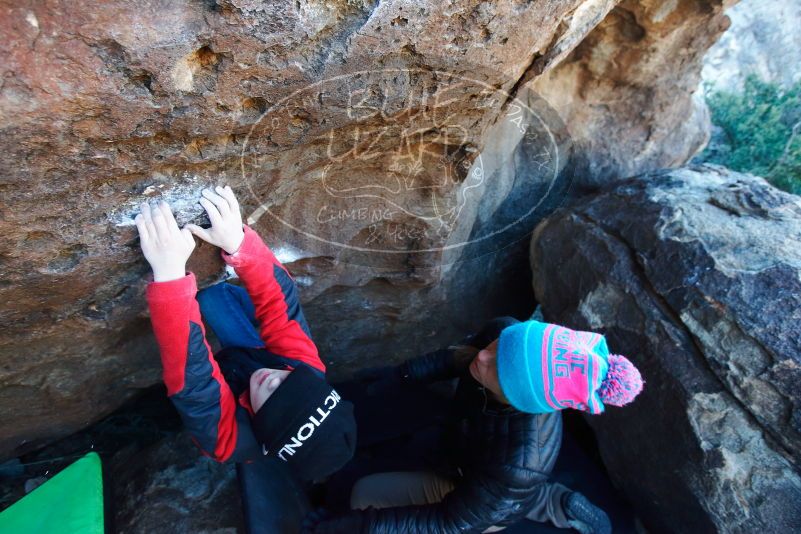 Bouldering in Hueco Tanks on 12/31/2018 with Blue Lizard Climbing and Yoga

Filename: SRM_20181231_1234030.jpg
Aperture: f/4.5
Shutter Speed: 1/200
Body: Canon EOS-1D Mark II
Lens: Canon EF 16-35mm f/2.8 L