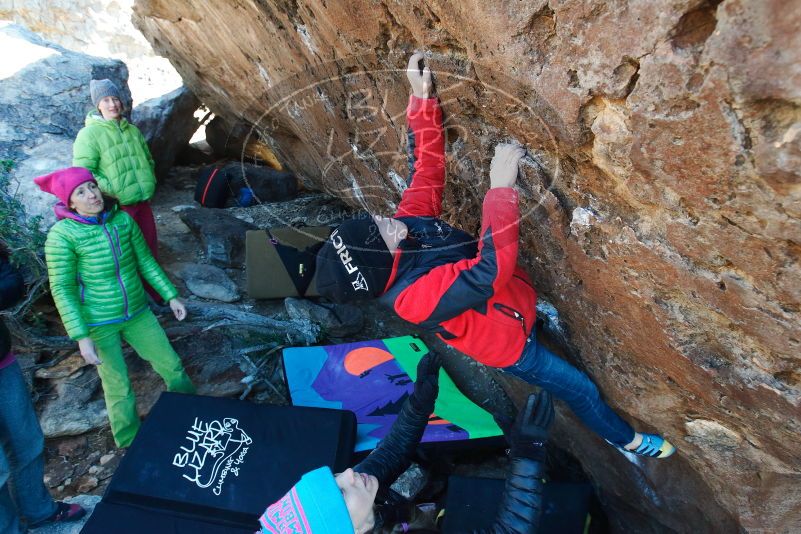 Bouldering in Hueco Tanks on 12/31/2018 with Blue Lizard Climbing and Yoga

Filename: SRM_20181231_1234290.jpg
Aperture: f/5.6
Shutter Speed: 1/250
Body: Canon EOS-1D Mark II
Lens: Canon EF 16-35mm f/2.8 L