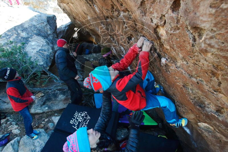 Bouldering in Hueco Tanks on 12/31/2018 with Blue Lizard Climbing and Yoga

Filename: SRM_20181231_1239120.jpg
Aperture: f/5.6
Shutter Speed: 1/250
Body: Canon EOS-1D Mark II
Lens: Canon EF 16-35mm f/2.8 L