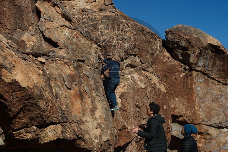 Bouldering in Hueco Tanks on 12/31/2018 with Blue Lizard Climbing and Yoga

Filename: SRM_20181231_1449340.jpg
Aperture: f/6.3
Shutter Speed: 1/500
Body: Canon EOS-1D Mark II
Lens: Canon EF 50mm f/1.8 II