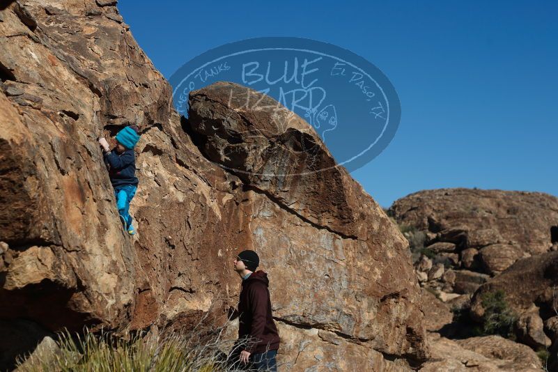 Bouldering in Hueco Tanks on 12/31/2018 with Blue Lizard Climbing and Yoga

Filename: SRM_20181231_1502260.jpg
Aperture: f/4.0
Shutter Speed: 1/1250
Body: Canon EOS-1D Mark II
Lens: Canon EF 50mm f/1.8 II