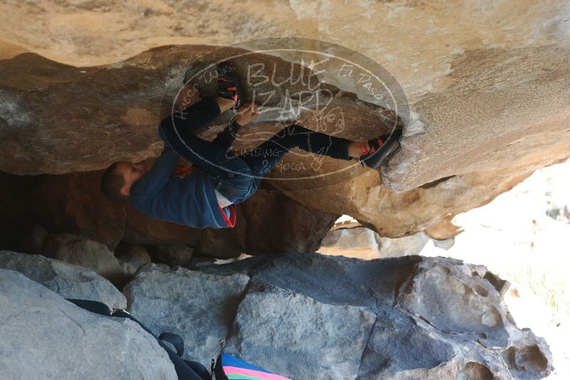 Bouldering in Hueco Tanks on 12/31/2018 with Blue Lizard Climbing and Yoga

Filename: SRM_20181231_1506290.jpg
Aperture: f/4.0
Shutter Speed: 1/320
Body: Canon EOS-1D Mark II
Lens: Canon EF 50mm f/1.8 II