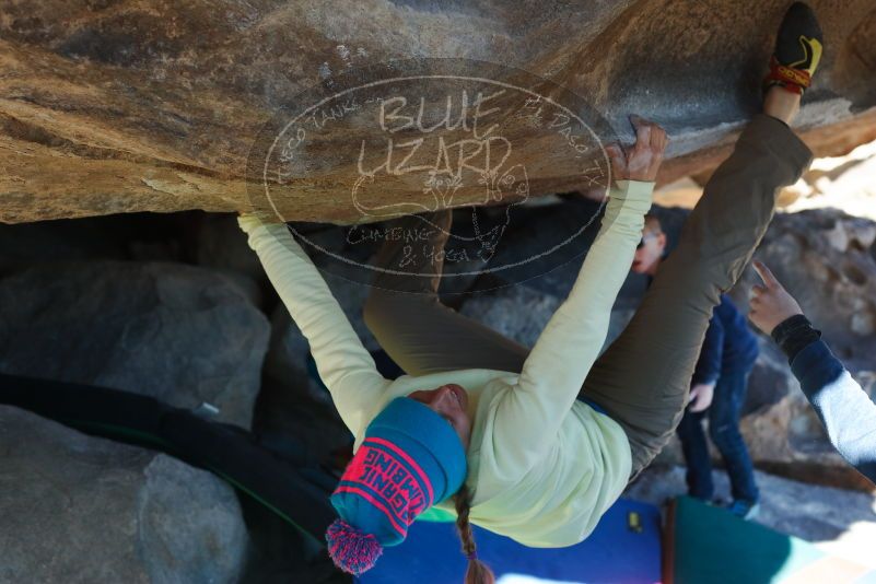 Bouldering in Hueco Tanks on 12/31/2018 with Blue Lizard Climbing and Yoga

Filename: SRM_20181231_1514250.jpg
Aperture: f/4.0
Shutter Speed: 1/640
Body: Canon EOS-1D Mark II
Lens: Canon EF 50mm f/1.8 II