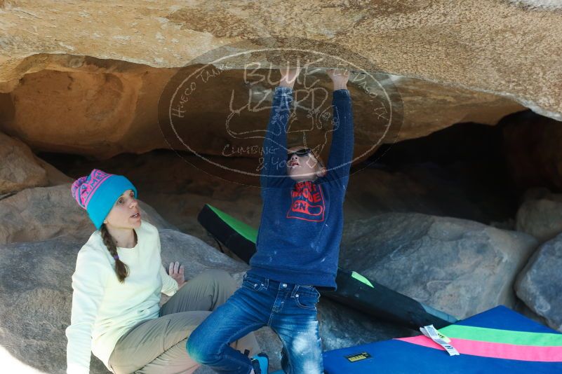 Bouldering in Hueco Tanks on 12/31/2018 with Blue Lizard Climbing and Yoga

Filename: SRM_20181231_1517200.jpg
Aperture: f/4.0
Shutter Speed: 1/250
Body: Canon EOS-1D Mark II
Lens: Canon EF 50mm f/1.8 II