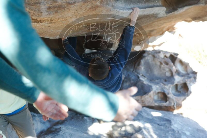 Bouldering in Hueco Tanks on 12/31/2018 with Blue Lizard Climbing and Yoga

Filename: SRM_20181231_1536140.jpg
Aperture: f/4.0
Shutter Speed: 1/250
Body: Canon EOS-1D Mark II
Lens: Canon EF 50mm f/1.8 II