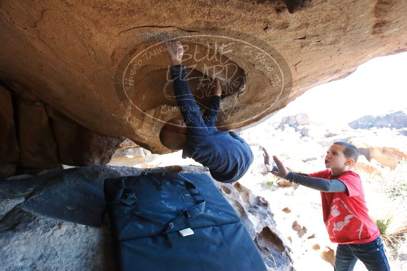 Bouldering in Hueco Tanks on 12/31/2018 with Blue Lizard Climbing and Yoga

Filename: SRM_20181231_1543520.jpg
Aperture: f/4.0
Shutter Speed: 1/250
Body: Canon EOS-1D Mark II
Lens: Canon EF 16-35mm f/2.8 L