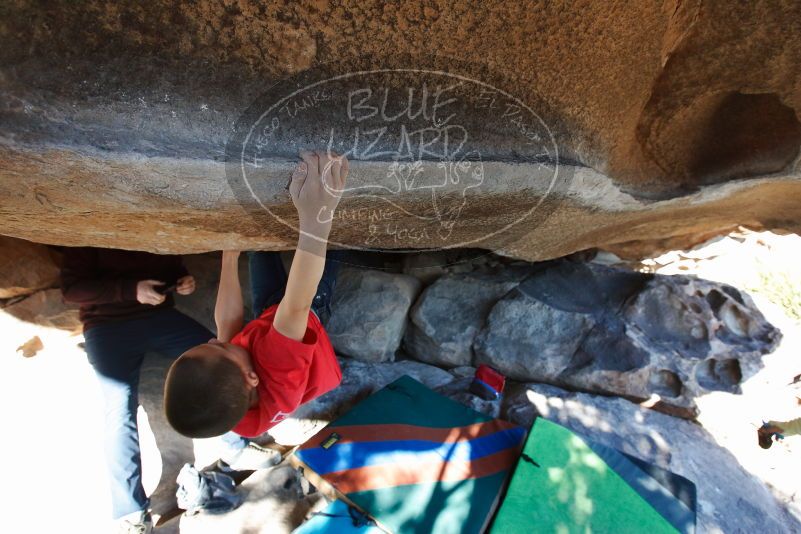 Bouldering in Hueco Tanks on 12/31/2018 with Blue Lizard Climbing and Yoga

Filename: SRM_20181231_1554170.jpg
Aperture: f/5.0
Shutter Speed: 1/250
Body: Canon EOS-1D Mark II
Lens: Canon EF 16-35mm f/2.8 L