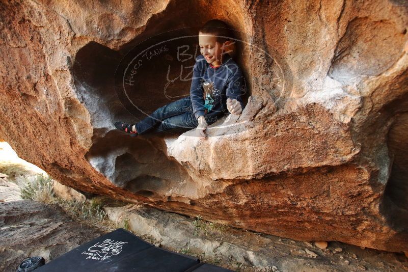 Bouldering in Hueco Tanks on 12/31/2018 with Blue Lizard Climbing and Yoga

Filename: SRM_20181231_1647180.jpg
Aperture: f/4.0
Shutter Speed: 1/200
Body: Canon EOS-1D Mark II
Lens: Canon EF 16-35mm f/2.8 L