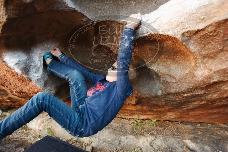 Bouldering in Hueco Tanks on 12/31/2018 with Blue Lizard Climbing and Yoga

Filename: SRM_20181231_1653310.jpg
Aperture: f/2.8
Shutter Speed: 1/250
Body: Canon EOS-1D Mark II
Lens: Canon EF 16-35mm f/2.8 L