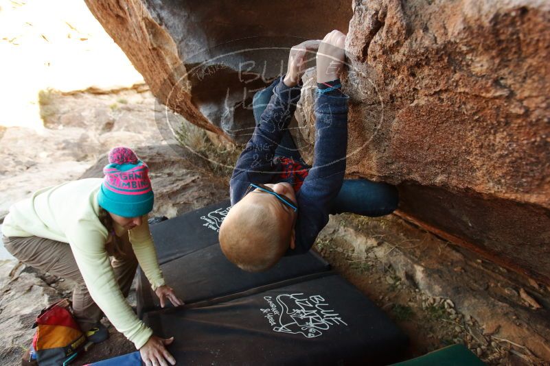 Bouldering in Hueco Tanks on 12/31/2018 with Blue Lizard Climbing and Yoga

Filename: SRM_20181231_1657321.jpg
Aperture: f/4.5
Shutter Speed: 1/250
Body: Canon EOS-1D Mark II
Lens: Canon EF 16-35mm f/2.8 L