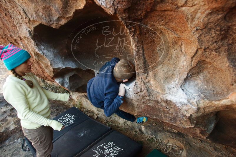 Bouldering in Hueco Tanks on 12/31/2018 with Blue Lizard Climbing and Yoga

Filename: SRM_20181231_1705320.jpg
Aperture: f/4.0
Shutter Speed: 1/200
Body: Canon EOS-1D Mark II
Lens: Canon EF 16-35mm f/2.8 L