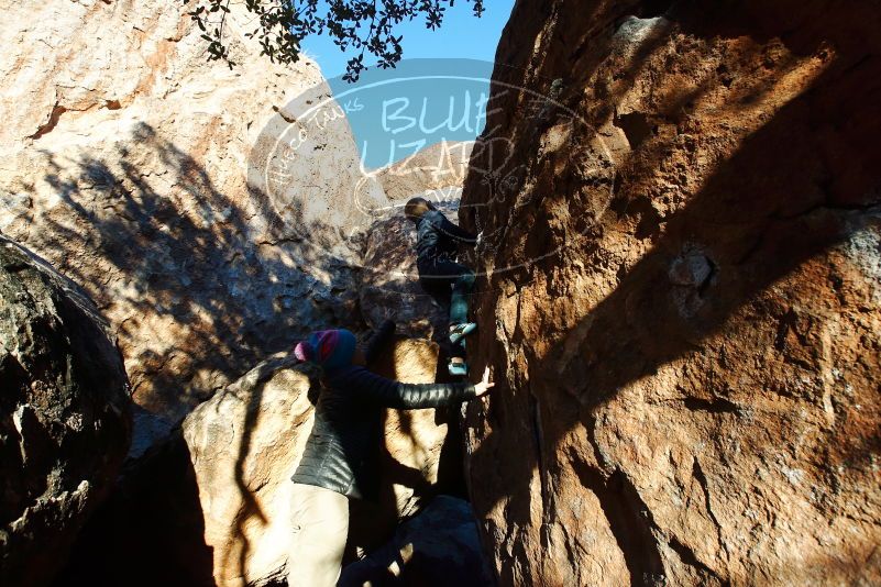 Bouldering in Hueco Tanks on 12/31/2018 with Blue Lizard Climbing and Yoga

Filename: SRM_20181231_1748250.jpg
Aperture: f/6.3
Shutter Speed: 1/400
Body: Canon EOS-1D Mark II
Lens: Canon EF 16-35mm f/2.8 L