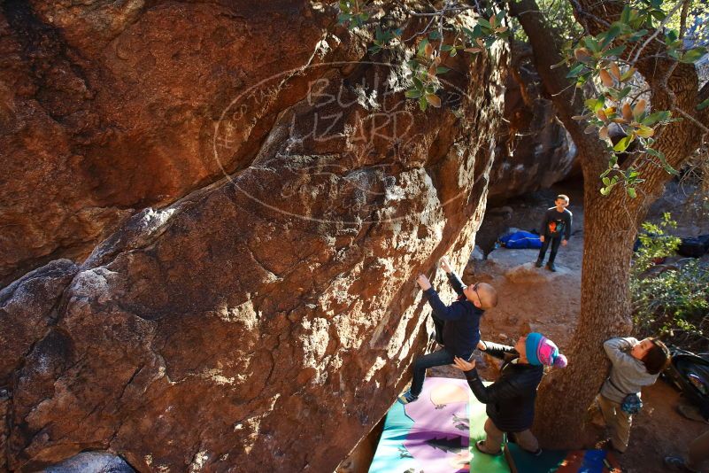 Bouldering in Hueco Tanks on 12/31/2018 with Blue Lizard Climbing and Yoga

Filename: SRM_20181231_1752440.jpg
Aperture: f/5.0
Shutter Speed: 1/160
Body: Canon EOS-1D Mark II
Lens: Canon EF 16-35mm f/2.8 L