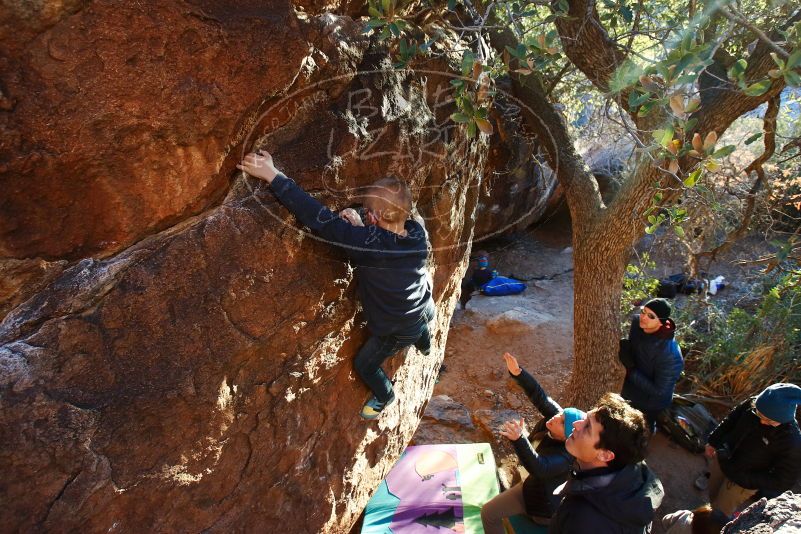 Bouldering in Hueco Tanks on 12/31/2018 with Blue Lizard Climbing and Yoga

Filename: SRM_20181231_1753130.jpg
Aperture: f/5.0
Shutter Speed: 1/160
Body: Canon EOS-1D Mark II
Lens: Canon EF 16-35mm f/2.8 L