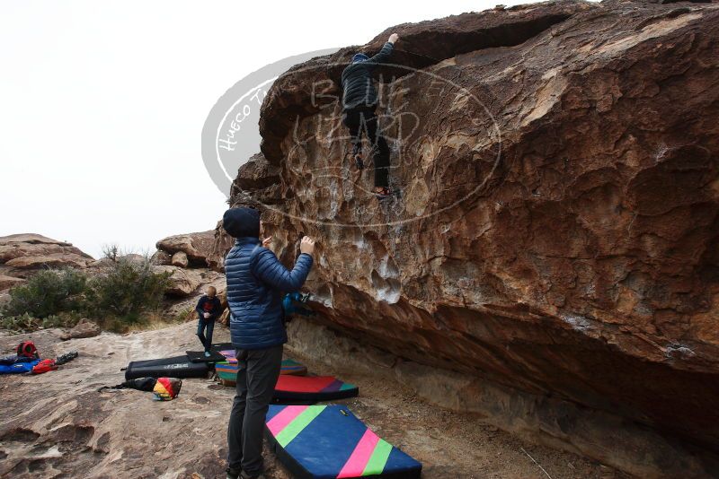 Bouldering in Hueco Tanks on 12/28/2018 with Blue Lizard Climbing and Yoga

Filename: SRM_20181228_1004300.jpg
Aperture: f/7.1
Shutter Speed: 1/200
Body: Canon EOS-1D Mark II
Lens: Canon EF 16-35mm f/2.8 L