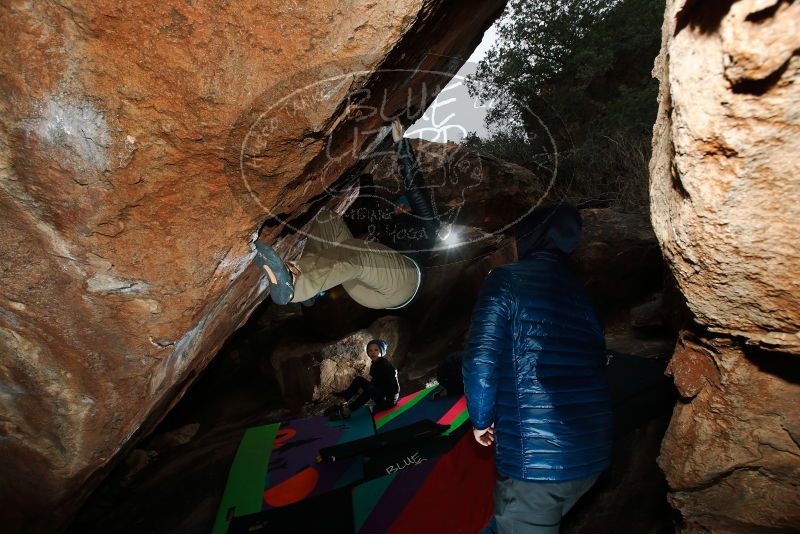 Bouldering in Hueco Tanks on 12/28/2018 with Blue Lizard Climbing and Yoga

Filename: SRM_20181228_1123120.jpg
Aperture: f/8.0
Shutter Speed: 1/250
Body: Canon EOS-1D Mark II
Lens: Canon EF 16-35mm f/2.8 L