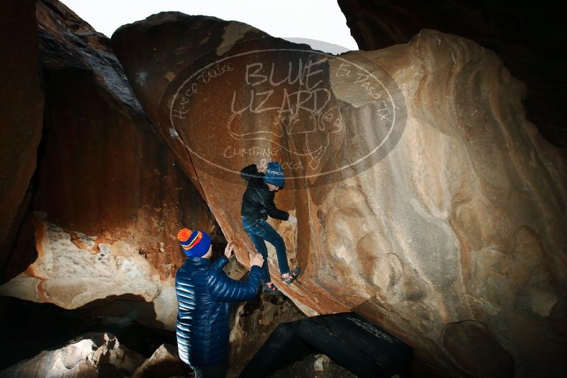 Bouldering in Hueco Tanks on 12/28/2018 with Blue Lizard Climbing and Yoga

Filename: SRM_20181228_1423080.jpg
Aperture: f/8.0
Shutter Speed: 1/250
Body: Canon EOS-1D Mark II
Lens: Canon EF 16-35mm f/2.8 L