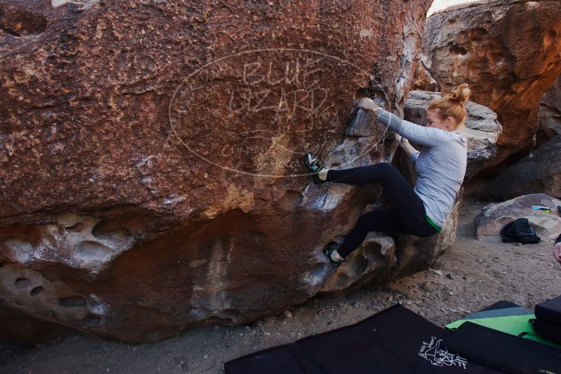 Bouldering in Hueco Tanks on 01/05/2019 with Blue Lizard Climbing and Yoga

Filename: SRM_20190105_1104000.jpg
Aperture: f/4.0
Shutter Speed: 1/250
Body: Canon EOS-1D Mark II
Lens: Canon EF 16-35mm f/2.8 L