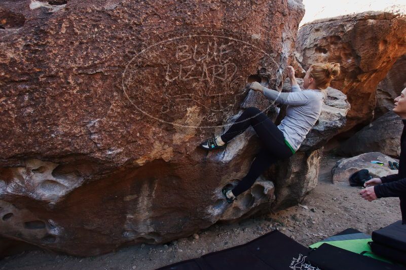 Bouldering in Hueco Tanks on 01/05/2019 with Blue Lizard Climbing and Yoga

Filename: SRM_20190105_1104010.jpg
Aperture: f/4.0
Shutter Speed: 1/250
Body: Canon EOS-1D Mark II
Lens: Canon EF 16-35mm f/2.8 L