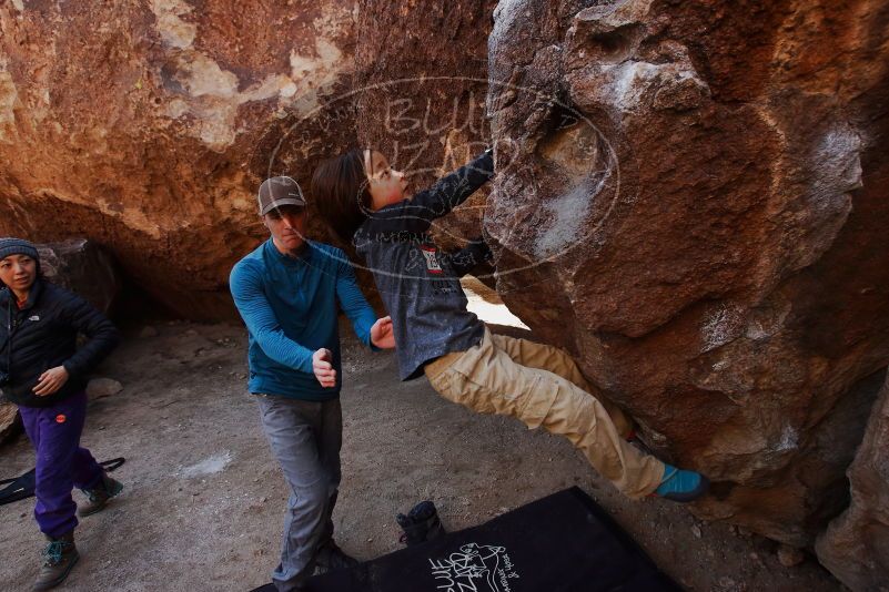 Bouldering in Hueco Tanks on 01/05/2019 with Blue Lizard Climbing and Yoga

Filename: SRM_20190105_1114010.jpg
Aperture: f/5.0
Shutter Speed: 1/250
Body: Canon EOS-1D Mark II
Lens: Canon EF 16-35mm f/2.8 L