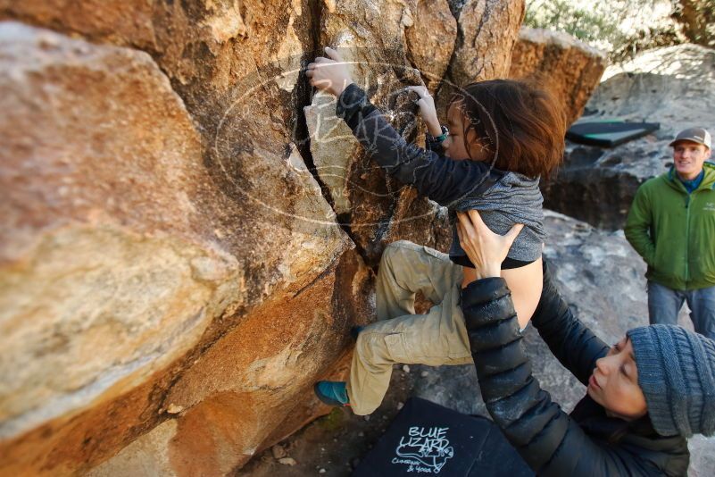 Bouldering in Hueco Tanks on 01/05/2019 with Blue Lizard Climbing and Yoga

Filename: SRM_20190105_1207390.jpg
Aperture: f/3.2
Shutter Speed: 1/250
Body: Canon EOS-1D Mark II
Lens: Canon EF 16-35mm f/2.8 L