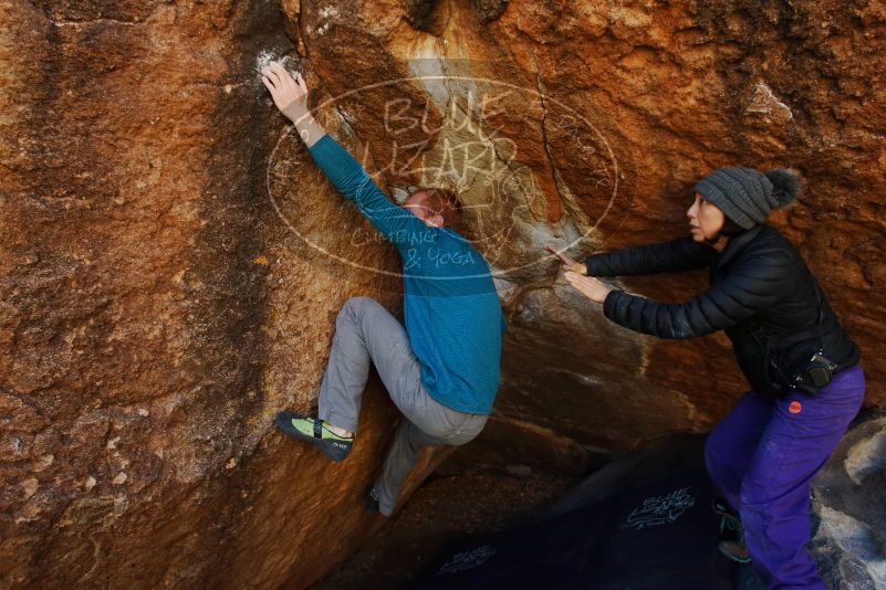 Bouldering in Hueco Tanks on 01/05/2019 with Blue Lizard Climbing and Yoga

Filename: SRM_20190105_1217520.jpg
Aperture: f/4.0
Shutter Speed: 1/200
Body: Canon EOS-1D Mark II
Lens: Canon EF 16-35mm f/2.8 L