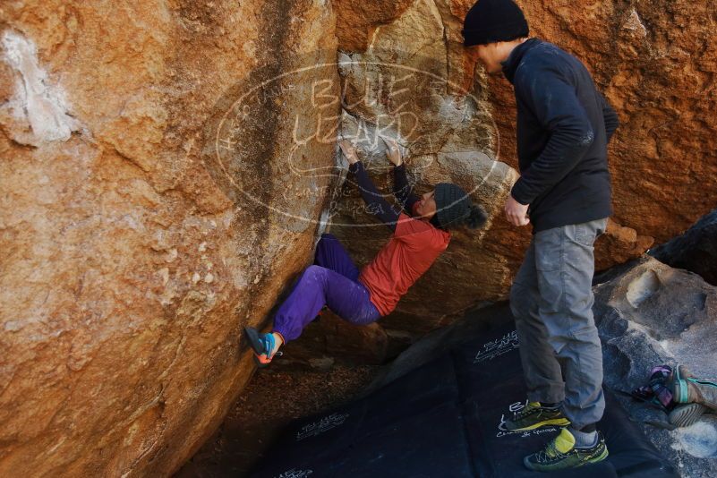 Bouldering in Hueco Tanks on 01/05/2019 with Blue Lizard Climbing and Yoga

Filename: SRM_20190105_1221270.jpg
Aperture: f/3.5
Shutter Speed: 1/200
Body: Canon EOS-1D Mark II
Lens: Canon EF 16-35mm f/2.8 L