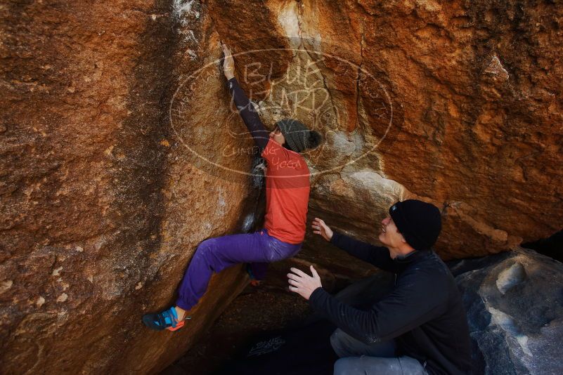 Bouldering in Hueco Tanks on 01/05/2019 with Blue Lizard Climbing and Yoga

Filename: SRM_20190105_1223220.jpg
Aperture: f/4.0
Shutter Speed: 1/200
Body: Canon EOS-1D Mark II
Lens: Canon EF 16-35mm f/2.8 L