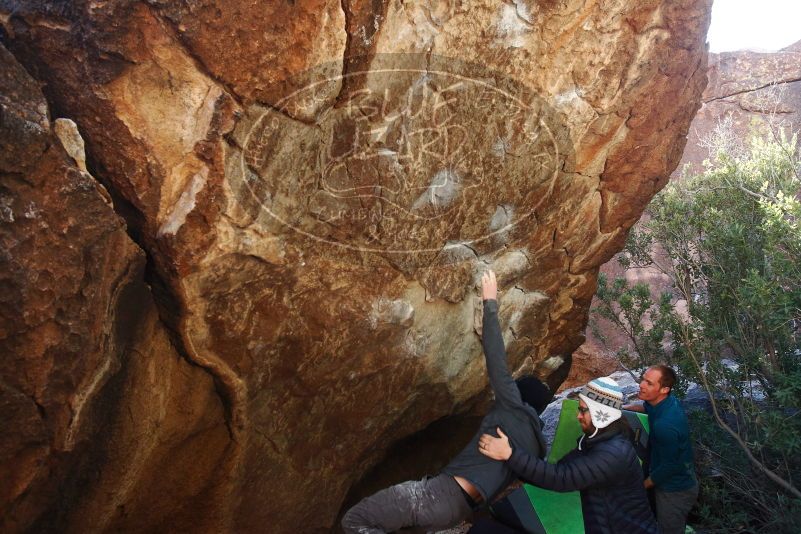 Bouldering in Hueco Tanks on 01/05/2019 with Blue Lizard Climbing and Yoga

Filename: SRM_20190105_1401410.jpg
Aperture: f/5.0
Shutter Speed: 1/250
Body: Canon EOS-1D Mark II
Lens: Canon EF 16-35mm f/2.8 L