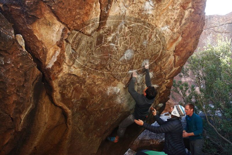 Bouldering in Hueco Tanks on 01/05/2019 with Blue Lizard Climbing and Yoga

Filename: SRM_20190105_1406110.jpg
Aperture: f/5.0
Shutter Speed: 1/250
Body: Canon EOS-1D Mark II
Lens: Canon EF 16-35mm f/2.8 L