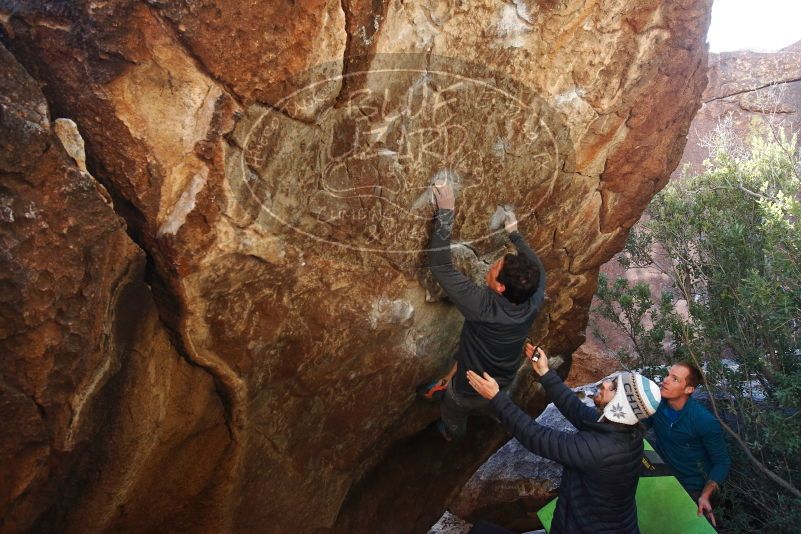 Bouldering in Hueco Tanks on 01/05/2019 with Blue Lizard Climbing and Yoga

Filename: SRM_20190105_1406190.jpg
Aperture: f/5.0
Shutter Speed: 1/250
Body: Canon EOS-1D Mark II
Lens: Canon EF 16-35mm f/2.8 L