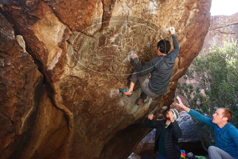 Bouldering in Hueco Tanks on 01/05/2019 with Blue Lizard Climbing and Yoga

Filename: SRM_20190105_1406290.jpg
Aperture: f/5.0
Shutter Speed: 1/250
Body: Canon EOS-1D Mark II
Lens: Canon EF 16-35mm f/2.8 L