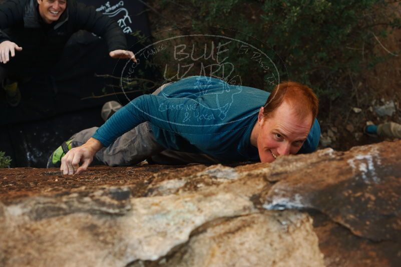 Bouldering in Hueco Tanks on 01/05/2019 with Blue Lizard Climbing and Yoga

Filename: SRM_20190105_1510200.jpg
Aperture: f/4.0
Shutter Speed: 1/250
Body: Canon EOS-1D Mark II
Lens: Canon EF 50mm f/1.8 II