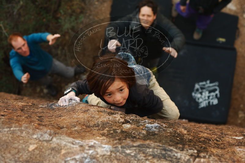 Bouldering in Hueco Tanks on 01/05/2019 with Blue Lizard Climbing and Yoga

Filename: SRM_20190105_1516501.jpg
Aperture: f/3.5
Shutter Speed: 1/250
Body: Canon EOS-1D Mark II
Lens: Canon EF 50mm f/1.8 II