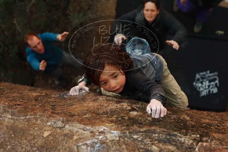 Bouldering in Hueco Tanks on 01/05/2019 with Blue Lizard Climbing and Yoga

Filename: SRM_20190105_1516530.jpg
Aperture: f/4.0
Shutter Speed: 1/250
Body: Canon EOS-1D Mark II
Lens: Canon EF 50mm f/1.8 II