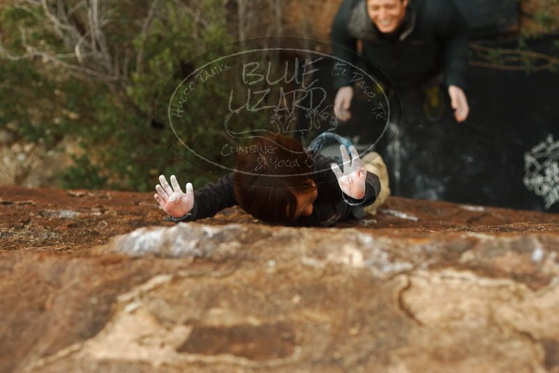 Bouldering in Hueco Tanks on 01/05/2019 with Blue Lizard Climbing and Yoga

Filename: SRM_20190105_1534441.jpg
Aperture: f/3.2
Shutter Speed: 1/320
Body: Canon EOS-1D Mark II
Lens: Canon EF 50mm f/1.8 II