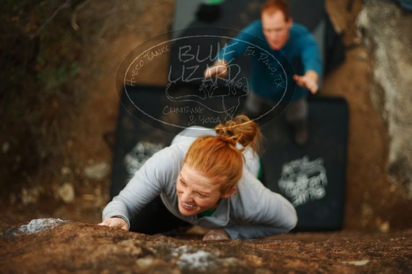 Bouldering in Hueco Tanks on 01/05/2019 with Blue Lizard Climbing and Yoga

Filename: SRM_20190105_1536060.jpg
Aperture: f/1.8
Shutter Speed: 1/1250
Body: Canon EOS-1D Mark II
Lens: Canon EF 50mm f/1.8 II