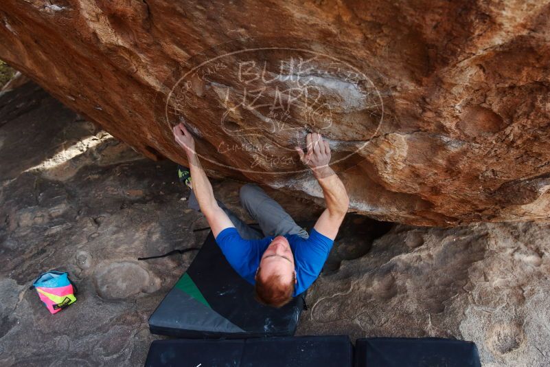 Bouldering in Hueco Tanks on 01/05/2019 with Blue Lizard Climbing and Yoga

Filename: SRM_20190105_1609250.jpg
Aperture: f/4.0
Shutter Speed: 1/250
Body: Canon EOS-1D Mark II
Lens: Canon EF 16-35mm f/2.8 L