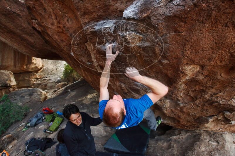 Bouldering in Hueco Tanks on 01/05/2019 with Blue Lizard Climbing and Yoga

Filename: SRM_20190105_1615560.jpg
Aperture: f/5.6
Shutter Speed: 1/200
Body: Canon EOS-1D Mark II
Lens: Canon EF 16-35mm f/2.8 L