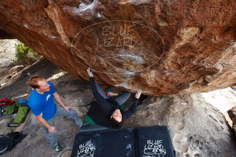 Bouldering in Hueco Tanks on 01/05/2019 with Blue Lizard Climbing and Yoga

Filename: SRM_20190105_1618390.jpg
Aperture: f/5.6
Shutter Speed: 1/200
Body: Canon EOS-1D Mark II
Lens: Canon EF 16-35mm f/2.8 L