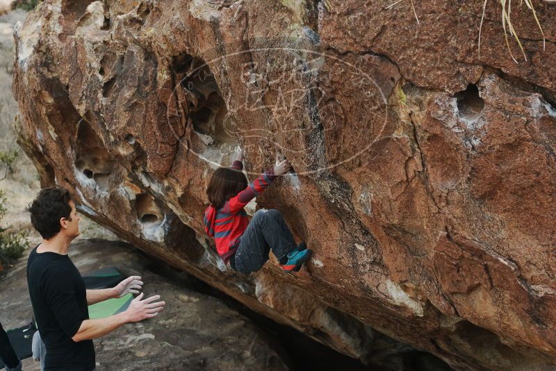 Bouldering in Hueco Tanks on 01/06/2019 with Blue Lizard Climbing and Yoga

Filename: SRM_20190106_1314080.jpg
Aperture: f/4.0
Shutter Speed: 1/500
Body: Canon EOS-1D Mark II
Lens: Canon EF 50mm f/1.8 II