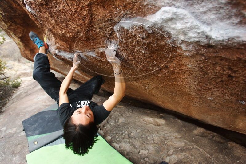 Bouldering in Hueco Tanks on 01/06/2019 with Blue Lizard Climbing and Yoga

Filename: SRM_20190106_1349421.jpg
Aperture: f/4.0
Shutter Speed: 1/400
Body: Canon EOS-1D Mark II
Lens: Canon EF 16-35mm f/2.8 L