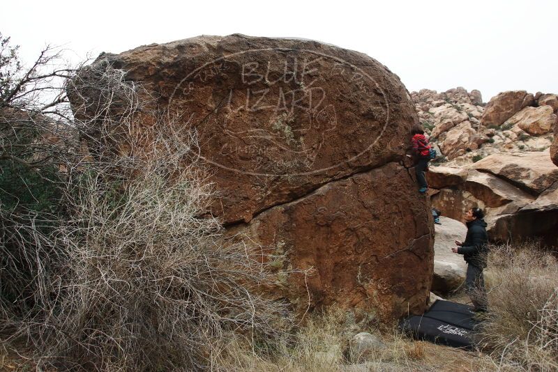 Bouldering in Hueco Tanks on 01/06/2019 with Blue Lizard Climbing and Yoga

Filename: SRM_20190106_1517370.jpg
Aperture: f/5.6
Shutter Speed: 1/250
Body: Canon EOS-1D Mark II
Lens: Canon EF 16-35mm f/2.8 L