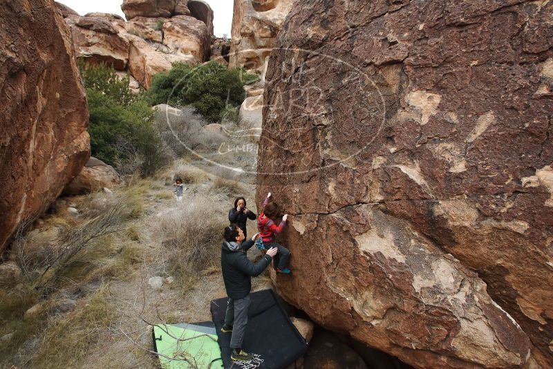 Bouldering in Hueco Tanks on 01/06/2019 with Blue Lizard Climbing and Yoga

Filename: SRM_20190106_1524390.jpg
Aperture: f/5.6
Shutter Speed: 1/160
Body: Canon EOS-1D Mark II
Lens: Canon EF 16-35mm f/2.8 L