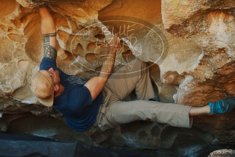 Bouldering in Hueco Tanks on 01/12/2019 with Blue Lizard Climbing and Yoga

Filename: SRM_20190112_1121390.jpg
Aperture: f/4.0
Shutter Speed: 1/250
Body: Canon EOS-1D Mark II
Lens: Canon EF 50mm f/1.8 II