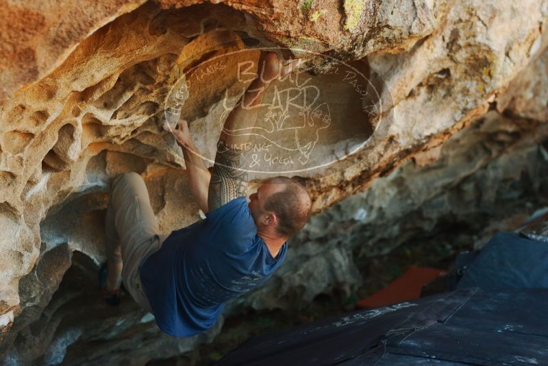 Bouldering in Hueco Tanks on 01/12/2019 with Blue Lizard Climbing and Yoga

Filename: SRM_20190112_1133310.jpg
Aperture: f/3.2
Shutter Speed: 1/250
Body: Canon EOS-1D Mark II
Lens: Canon EF 50mm f/1.8 II