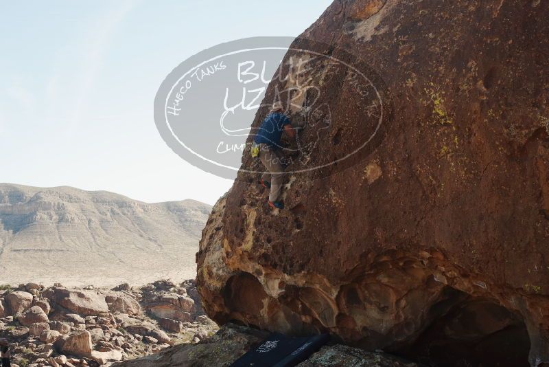 Bouldering in Hueco Tanks on 01/12/2019 with Blue Lizard Climbing and Yoga

Filename: SRM_20190112_1225320.jpg
Aperture: f/7.1
Shutter Speed: 1/250
Body: Canon EOS-1D Mark II
Lens: Canon EF 50mm f/1.8 II