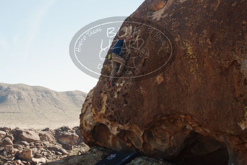 Bouldering in Hueco Tanks on 01/12/2019 with Blue Lizard Climbing and Yoga

Filename: SRM_20190112_1225360.jpg
Aperture: f/8.0
Shutter Speed: 1/250
Body: Canon EOS-1D Mark II
Lens: Canon EF 50mm f/1.8 II