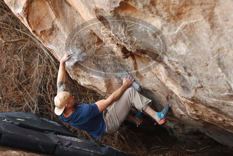 Bouldering in Hueco Tanks on 01/12/2019 with Blue Lizard Climbing and Yoga

Filename: SRM_20190112_1300320.jpg
Aperture: f/3.2
Shutter Speed: 1/320
Body: Canon EOS-1D Mark II
Lens: Canon EF 50mm f/1.8 II